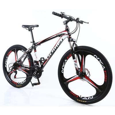 China Customized OEM 24 26 Inch Aluminum Alloy Mountain Bike for Man Hard Frame Non-rear Damper for sale