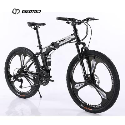 China Custom Bicicletas Foldable Mountain Bicycles Full Suspension 29 Folding Mountain Bike Gear Cycle OEM Gross Weight 19-25KG for sale