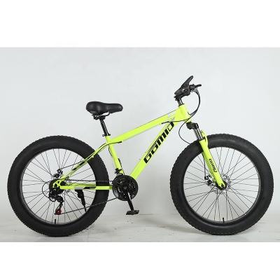 China Comfortable Swallow Handlebar Fat Tire Bike OEM Customizable Snow Mountain Beach Cruisers Cycle Bicycle 26inches for sale