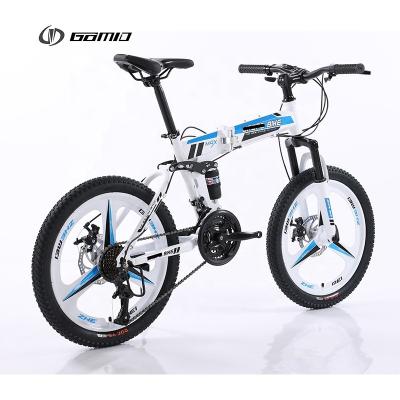 China Gewone Pedal GOMID Kinderen Opvouwbare Mountainbike Volle ophanging Opvouwbare fiets 20 inch Te koop