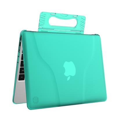 China New Design Hand Grip 2-in-1 Design Waterproof PC Laptop Kickstand/Case For MacBook Pro 2018 13.3 Inch Laptop Sleeve Cover for sale