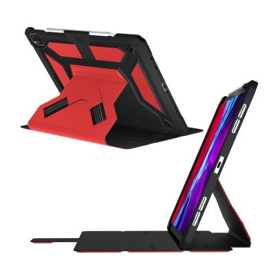 China 2020 New TPU Soft Pad Tablet Case Resistant For iPad 12.9 Case With Pencil Holder for sale