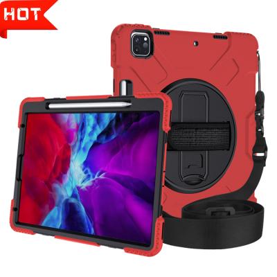 China 360 Newest Protective Folding Kickstand Silicone 12.9 Inch Tablet Case For iPad Pro Case 2020 12.9 for sale