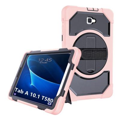 China New Design Convenient Three In One Tablet Case For Samsung Tab 10.1 One Inch T580 Case With Shoulder Strap for sale