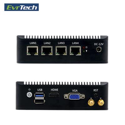 China Cheap E3847 Appliancerd Mini 4 CPU LAN Router Firewall Thin Client PC Network Firewall Appliancerd PBOX-N-E3847 for sale