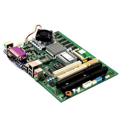 China Desktop Embedded Industrial Motherboard AIS With Pentium/Celeron M CPU Onboard 512M RAM 2*COM 8*USB for sale