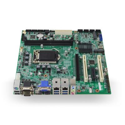 China Industrial desktop motherboard h310/9th Intel I3/I5/I7/I9 chipset support 8th with LAN 2, 2PCI, 6 COM and 14 USB for sale