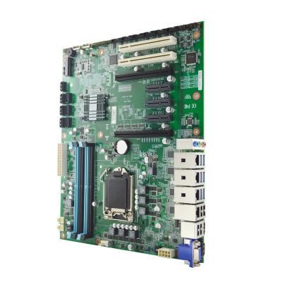 China LGA1151 Server/Workstation Support Cafe Industrial Lake i3/i5/I7 8th Generation Processor 9th with 4*LAN, 14*USB, 2*PCIEX16 for sale