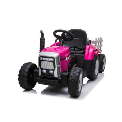 China Ride On Toy Ride On Tractor With Trailer Electric Vehicle Kids Ride On Toy Car for sale