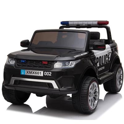 China Ride On Toy Children Kids Ride On Car Trunk With Police Design for sale