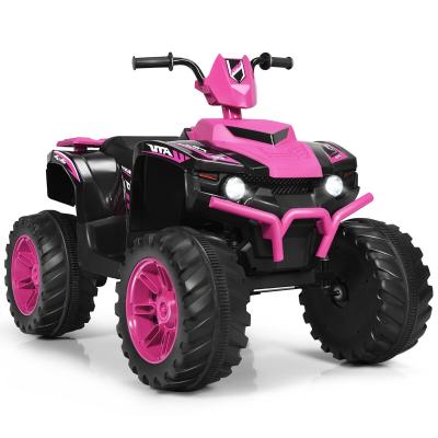 China Ride On Toy 12V Electric Kids Gift 4-Wheeler ATV Quad Ride On Car With LED Light for sale