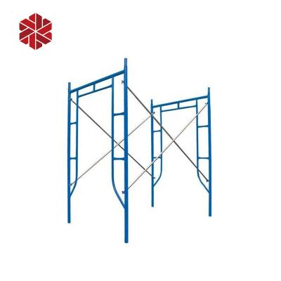 China Euro hotel set 1930*1219 frame scaffolding for drop lock frame construction scaffolding galvanized q235 rail Russia for sale