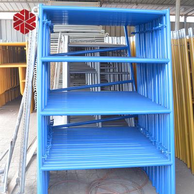 China Modern Step Frame Metal Scaffolding Ladder Platform Working Scaffold For Masonry Construction for sale