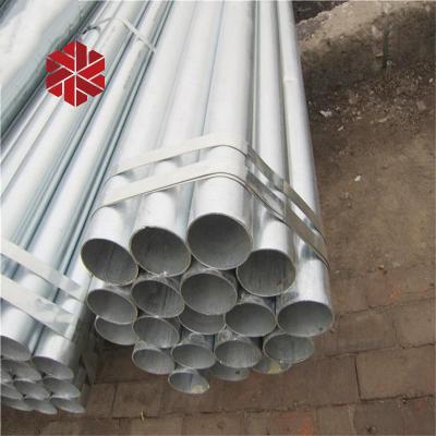 China Structure Pipe 0.6mm Thickness ERW Welded Scaffolding Iron Pipe Soft Carbon Galvanized Tube 2 Inch for sale