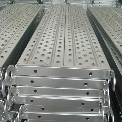 China Industrial Aluminum Chosen Structural Scaffolding Perforated Steel Scaffolding System Floor Deck Steel Deck Planks for sale