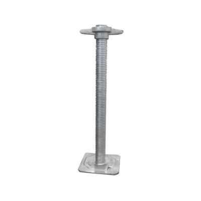 China Modern solid steel screw layher cast iron scaffolding base jack for construction for sale