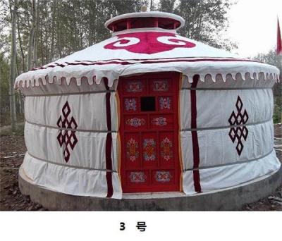 Cina Tenda di campeggio anti- di stile di Yurt della neve, tenda mongola del nomade di conservazione di calore  in vendita