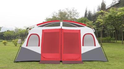 China Flame Retardant Heavy Duty Cabin Camping Tents PU Coated For Climbing Sports for sale