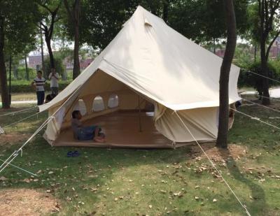 Cina Tenda di tela all'aperto del cerchio del cotone di stile rotondo di Bell per il giardino, prateria, deserto in vendita