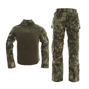 China Breathable Wholesale New Jungle Military Combat Suits British Camouflage Combat Suit Mens Clothing Tracksuits for sale