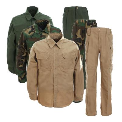 China Military Uniforms Breathable Tactical Camouflage USA Shirt And Pants Men Casual Clothing Suits for sale