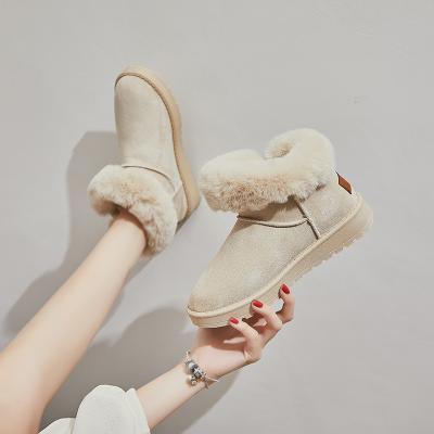 China 2021 fashion trend factory price hot sale wholesale new fashion cheap fringed snow boots indoor for sale