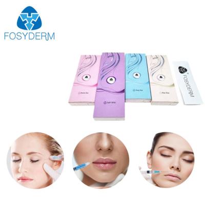 China Facial Hyaluronic Acid Dermal Filler Gel Injectable HA With Glass Syringe for sale