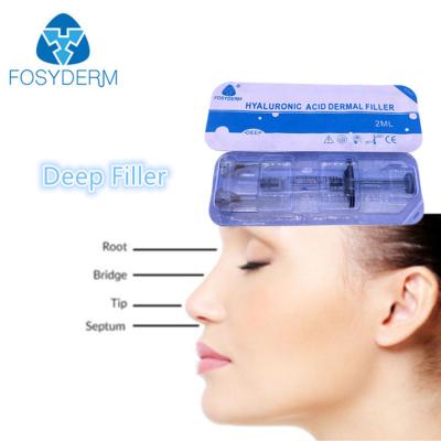 China Injection Gel HA Dermal Filler Fosyderm 2Ml Deep Nose Filler for sale