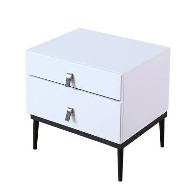 China Strong Cheap Modern Nightstand Storage Cabinet Bedroom Nightstand Furniture Manufacturer for sale