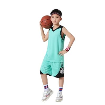 China New Breathable Custom Basketball Suits Training Competition Team Uniforms Light Backboard Basketball Tank Top For Adults And Kids for sale