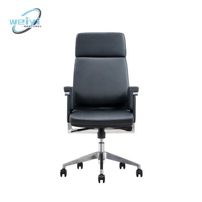 China Factory Price Boss (Height) High Back Pu Leather Office Chair Adjustable Back Lumbar Executive Swivel Chair For Manager for sale