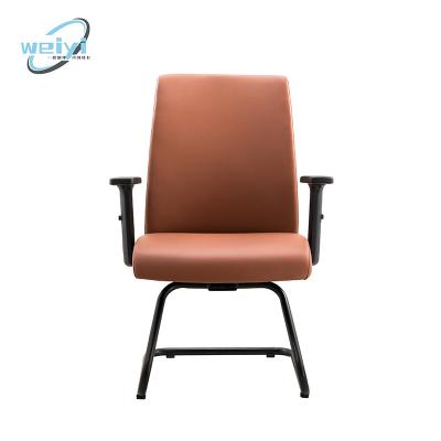 China Other Comfortable Fixed Frame Office Metal Chair China Manufacture Meeting Furniture Conference Executive Waiting Chair for sale