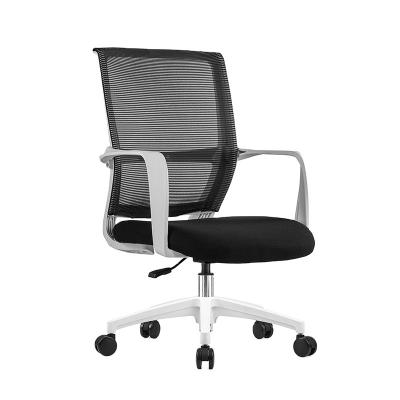 China (Size) Modern Ergonomic Adjustable Mesh Swivel Mid Back Office Computer Chair Office Chair for sale