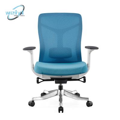 China Commercial Furniture 3D Adjustable Armrest Manufacturer Mesh Chair Ergonomic Mid Back (Height) Adjustable Office Chair for sale