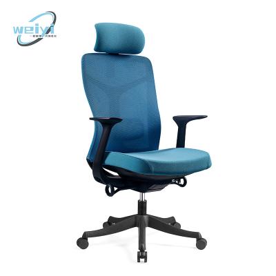 China Factory Direct Sales (Waist)Adjustable Mesh Office Computer Chair High Back Ergonomic Meeting Chair for sale