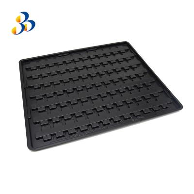 China Eco-friendly Manufacturers Customized Cosmetic Blister Inside PE Plastic Packaging Tray Knock Down Disposable Plastic Box for sale