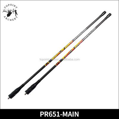 China Shooting Target Long Rod Stabilizers, Topoint Archery Pure 3K Cabon Made, Competition Level, 30