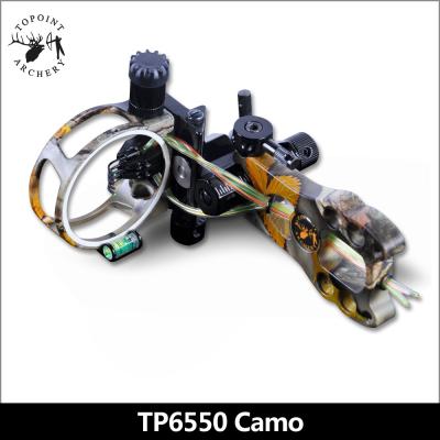 China Hunting Topoint Archery, 5 Pin Bow Sights, TP6550, Micro Adjust, Tool Less Design, 5 Colors Can Be Choosed for sale