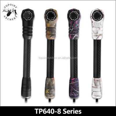 China Topoint Archery Bow Stabilizer TP640-8 CNC Hunting Machined For Compound Bow Archery Hunting Shooting for sale