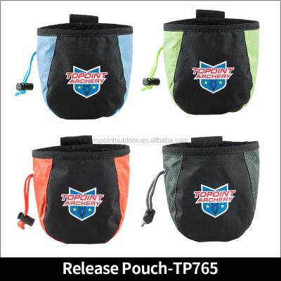 China Topoint SHOOTING release aids TP765 bag with durable nylon fabric 75gr weight, 4 colors pocket options for outdoor archery accessory for sale