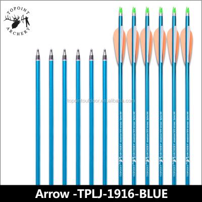 China TOPOINT Archery Arrows Aluminum Shooting Shaft, Target Shooting Arrows For Recurve Bow for sale