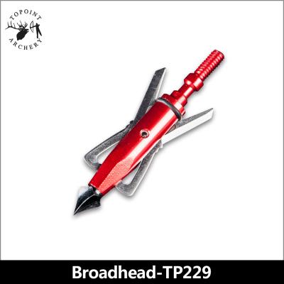 China Hunting Topoint Expandable Archery Broadhead TP229 2 Blades 100gr for sale