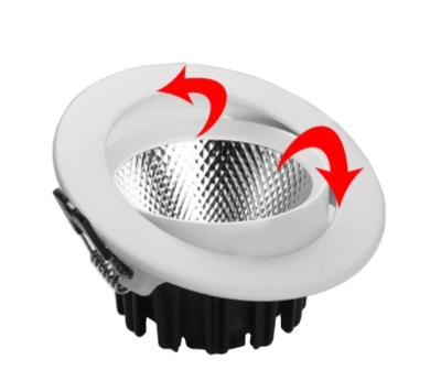 China Factory Sale Modern Aluminum Housing Recessed Down Mounted 7w 9w 12w 15w 18w 24w 30w Light COB Ceiling Spot Light LED Spotlight for sale