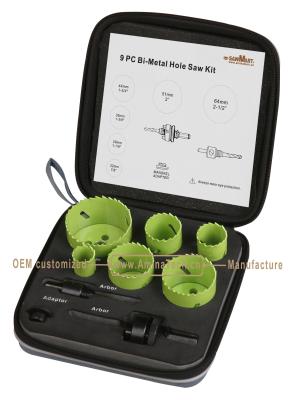 China 9PC Bi-Metal Hole Saw Kit,Power Tools,Drill Bits for sale