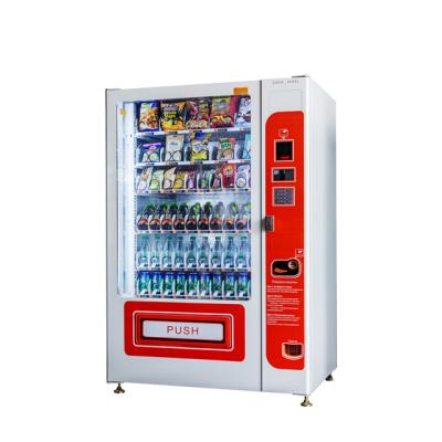 China High-effiency Customized Drink Snack Vending Machine Food Vending Combo Coin Operated Vending Machine for sale