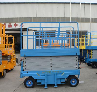 China Good Quality Hotels Mobile Hydraulic Scissor Lift For High Altitude Operation for sale