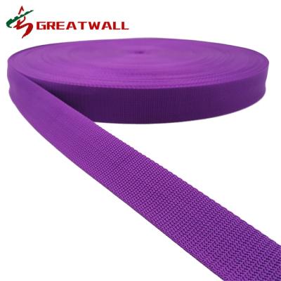 China Other High Quality Webbing Recycled Polypropylene PP Plain Webbing For Sports Bags for sale