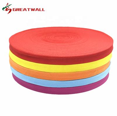 China Other Factory 36 Yeard Factory Supply Polypropylene Webbing 2.2cm Herringbone Full Color PP Webbing for sale