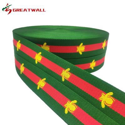 China Custom Size Logo High Tenacity Sublimation Cargo Net Polyester Mini Webbing 3cm for sale