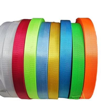 China High Tenacity Factory Sell 20/25/32/38/50mm Webbing Herringbone Woven Webbing Polyester Nylon Webbing For Custom Waistband Belt for sale